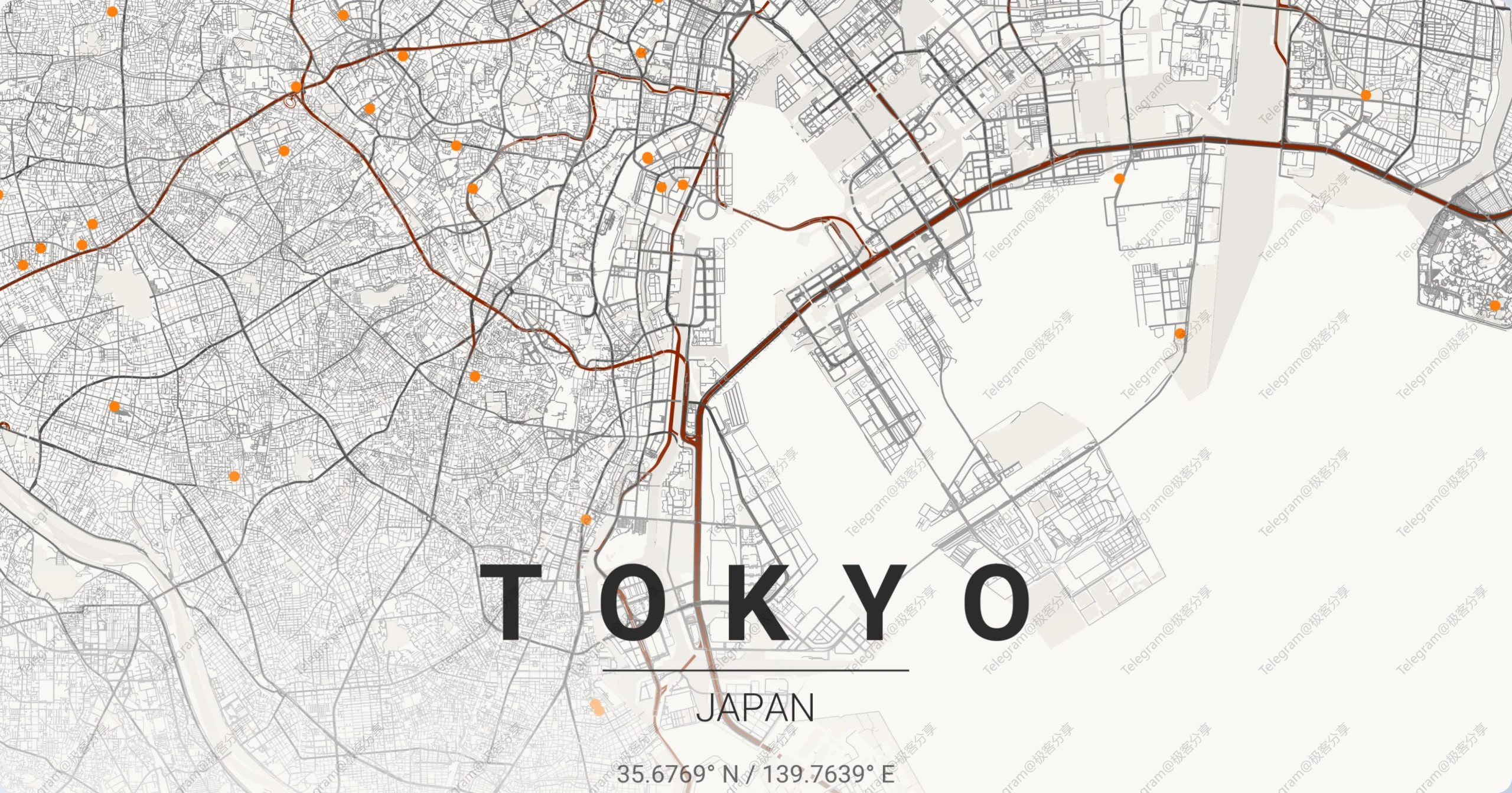 极客分享周刊 | 城市地图海报生成器